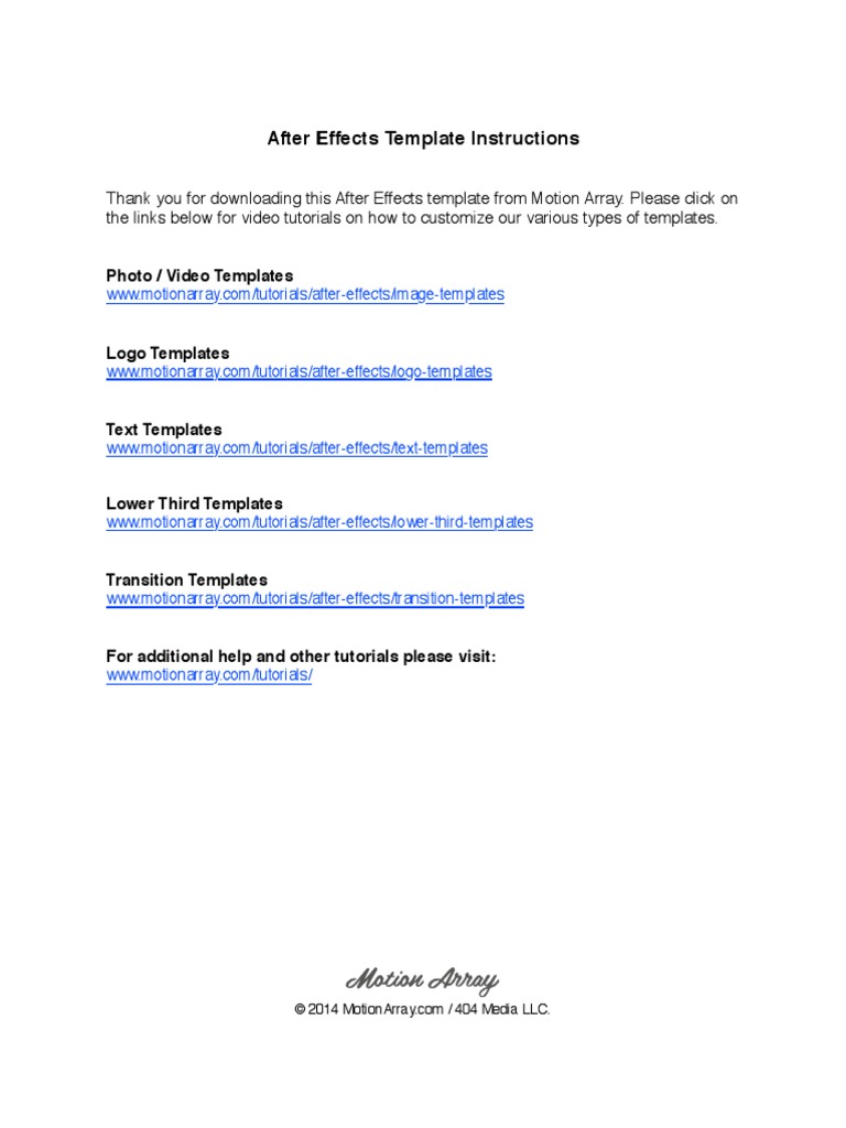 Instructions PDF | PDF
