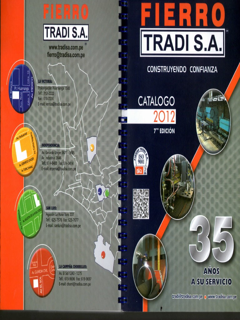 Catalogo Tradisa PDF | PDF | Acero estructural | Acero