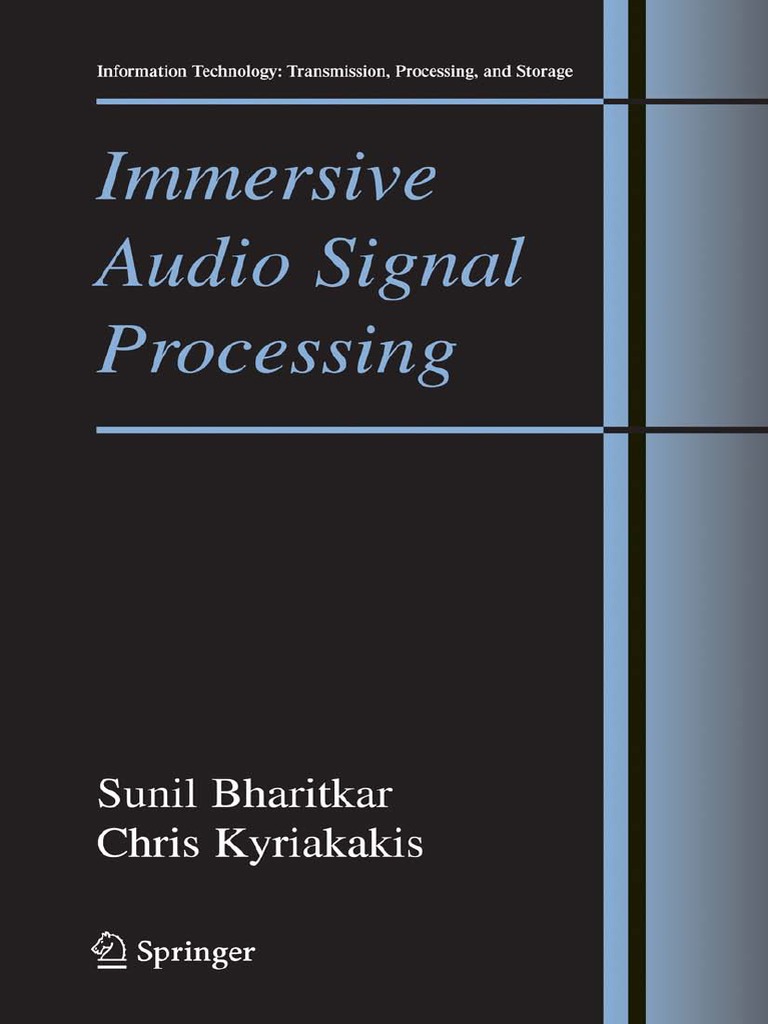 Immersive Audio Signal Processing PDF Digital Signal Processing Equalization (Audio)