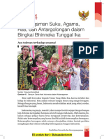 Bab 4 Keberagaman Suku, Agama, Ras, Dan Antargolongan Dalam Bingkai Bhinneka Tunggal Ika PDF