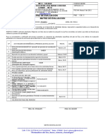 Matriz Educacion Fisica