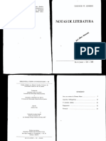 Theodor Adorno. Engament. in - Notas de Literatura - III PDF