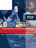 Investigacion Sobre Seguridad Del Paciente PDF
