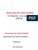 Otorrinolaringología - Clase 1 - Patología Del Oído Externo