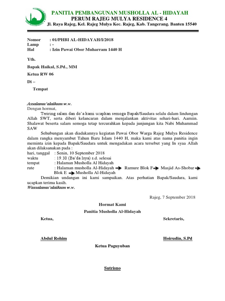 660 Contoh Undangan Acara 1 Muharram Gratis Terbaik