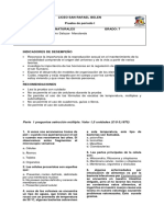 Prueba Periodo Quimica Grado 7 Primer Periodo