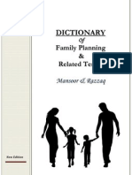 Dictionary Family Planning