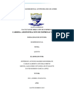 Análisis Interno Cadena de Valor y Matriz EFI 3541519