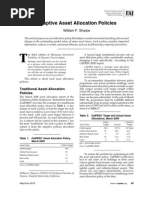 Adaptive Asset Allocation Policies