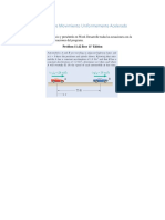 Taller Movimiento Uniformemente Acelerado PDF