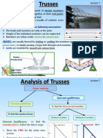 Truss Analysis - Method Joint N Section