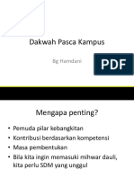 Dakwah Pasca Kampus