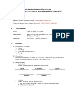 Semi-Detailed Lesson Plan in ABM Fundaments of Accountancy, Business and Management 1