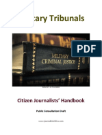 Military Tribunals (USA) : Citizen Journalists' Handbook