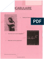 Vocabulaire PDF