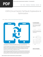 CSFB (Circuit Switch Fall Back) Explanation & Optimization - Our Technology Planet