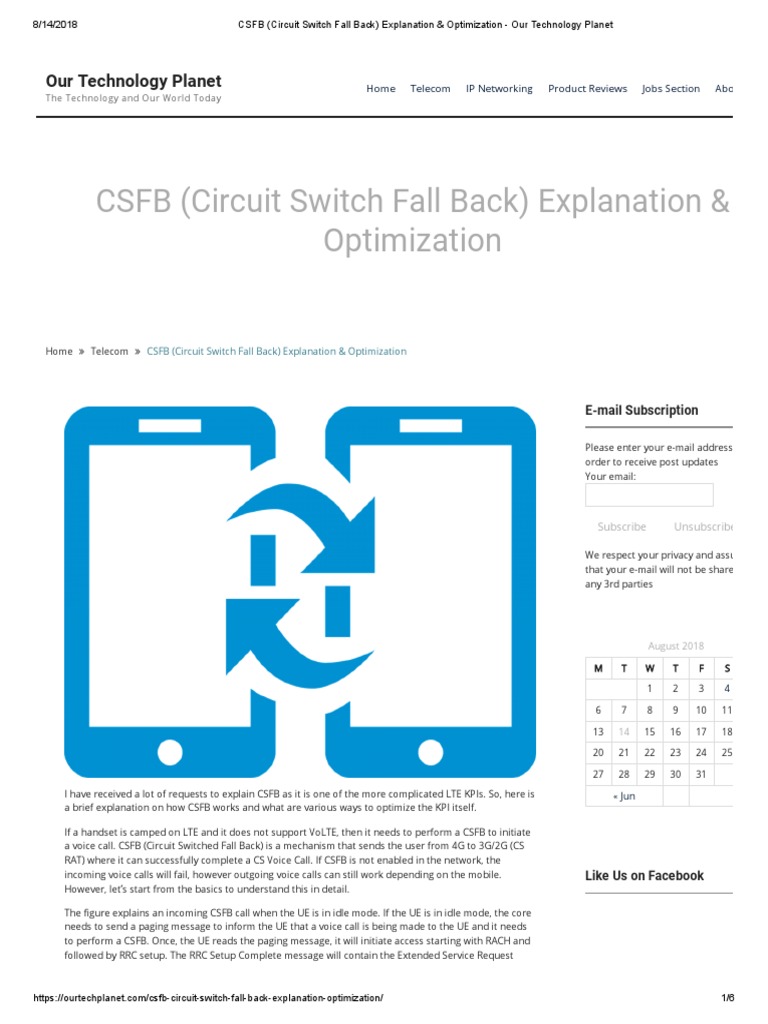 CSFB (Circuit Switch Fall Back) Explanation & Optimization Our