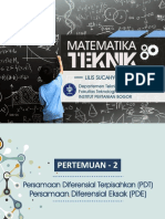 Matematika Teknik - Persamaan Diferensial Terpisahkan Dan Persamaan Diferensial Eksak