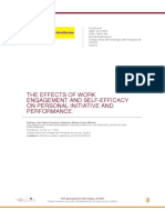 The Effects of Work Engagement and Self-Efficacy On Personal Initiative and Performance.