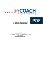 Six Step Checklist W Chart PDF