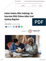 Indian Studies After Indology An Intervi PDF
