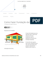 Como Fazer Fundação Da Casa - Construir Barato