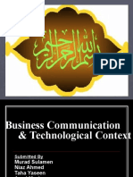 Business Communication & Technological Context