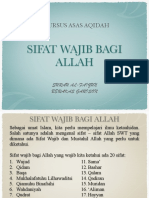 Sifat Wajib Allah