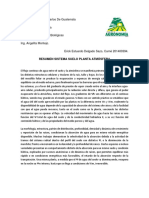 Resumen Sistema Agua Planta Atmosfera