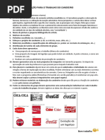 ficha trabalho do candeeiro