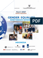Kesetaraan Gender Policy Brief