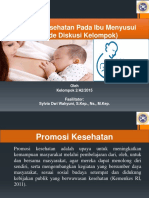 Promosi Kesehatan Pada Ibu Menyusui