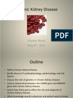 Chronic Kidney Disease: Ulysses Rosas May 8, 2012