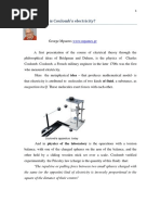 What is Coulomb's electricity?