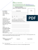 Form Seleksi 2019 PDF