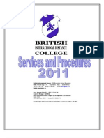 Services and Procedures 2011