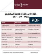 GLOSARIO DE INSOLVENCIA ESP - UK - USA