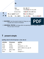 Present Simple vs Continuous