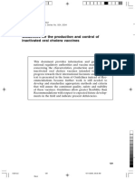 Annex 3: Guidelines For The Production and Control of Inactivated Oral Cholera Vaccines