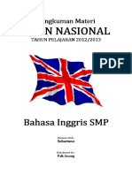 Rangkuman Materi UN Bahasa Inggris SMP 2013