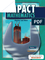 McGraw-Hill IMPACT Mathematics Algebra and More, Course 1, Student Edition 2003 PDF