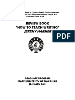 HOW TO TEACH WRITING by Jeremy Harmer Bo