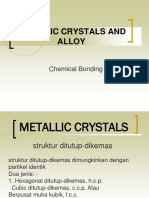 Metallic Crystals and Alloys: Structures and Properties