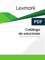 Catalogo de Soluciones Lexmark PDF