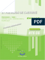 Analyse Et PR Vision de L Activit Tome 1 Enonc Processus 5 Du BTS CG Cas Pratique PDF