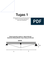 Tugas 1: Konstruksi Campuran/Analisa Struktur 4 Prof. Dr. - Ing Johannes Tarigan Dikumpul 25.02.2019