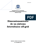Dimensionamiento Off-Grid SIN ANEXOS