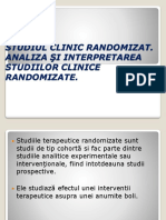 Studiul Clinic Randomizat