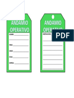 Tarjeta Andamio Operativo