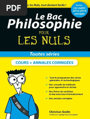 Le Bac Philosophie Pour Les Nuls Pdf Pdf La Nature Raison
